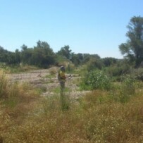 Levantamientos topográficos en márgenes de Río Ebro