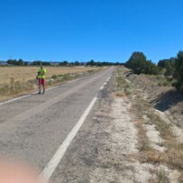 Trabajos de topografía en la CV-8 Monegrillo – Osera