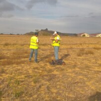 Replanteo expropiación A22 Huesca Siétamo