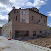 Trabajo de topografía en el Hotel “Torre del Marqués”