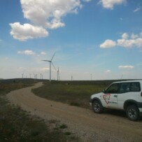 Parque Eólico La Torrecilla fase II en T.M. de Pancrudo y Martín del Río (Teruel)