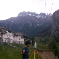 Levantamiento topográfico de talud sobre el río Ara en Urbanización Ordesa – Gavarnie en Torla (Huesca)